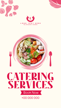 Catering Food Variety TikTok Video Design