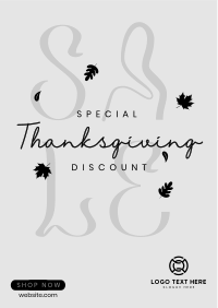 Least Thanksgiving Flyer Design