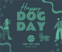 Doggy Greeting Facebook Post Design