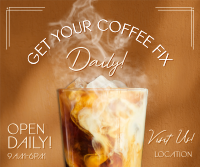 Coffee Pickup Daily Facebook Post Design