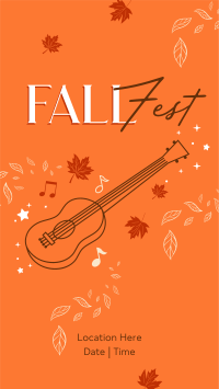 Fall Music Fest Instagram reel Image Preview