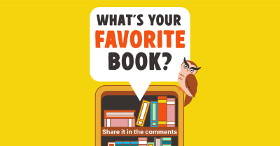 Q&A Favorite Book Facebook ad Image Preview