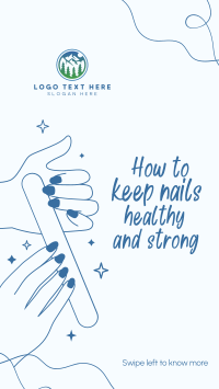 How to keep nails healthy Instagram story Image Preview
