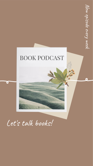 Book Podcast Instagram story