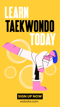 Taekwondo for All TikTok video Image Preview