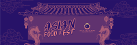 Oriental Restaurant Twitter Header Design