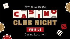 Casino Club Night Animation Image Preview