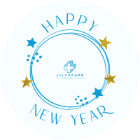 Starry New Year Pinterest Profile Picture Image Preview