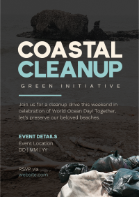 Coastal Cleanup Poster Design