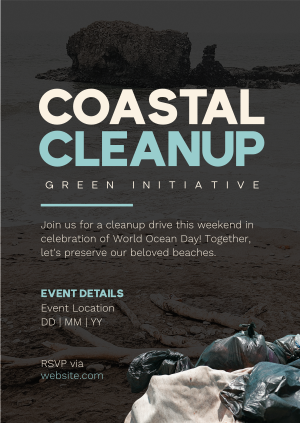 Coastal Cleanup Poster Image Preview