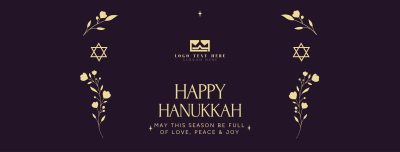 Happy Hanukkah Facebook cover Image Preview