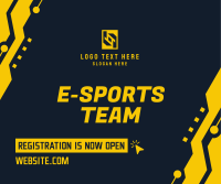 Esports Team Registration Facebook post Image Preview