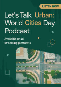 Urban City Podcast Poster Image Preview