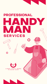 Professional Handyman Facebook story Image Preview