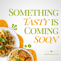 Tasty Food Coming Soon Instagram Post Design