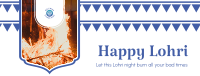Lohri Night Celebration Facebook Cover Design