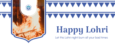 Lohri Night Celebration Facebook cover Image Preview