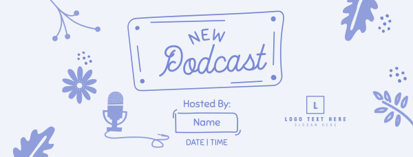 Generic Podcast Show Facebook Cover Design Image Preview
