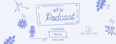 Generic Podcast Show Facebook cover Image Preview
