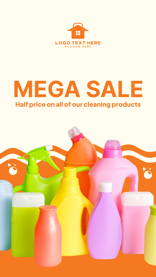 Mega Sale Cleaning Products Instagram Story Design Image Preview