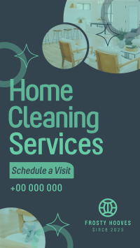 Modern Cleaning Service TikTok Video Image Preview