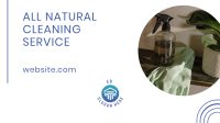 Natural Cleaning Services Facebook event cover Image Preview