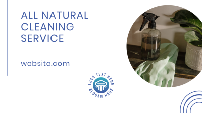 Natural Cleaning Services Facebook event cover Image Preview