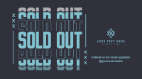 Sold Out Announcement Facebook Event Cover Design