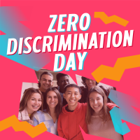 Playful Zero Discrimination Day Linkedin Post Image Preview