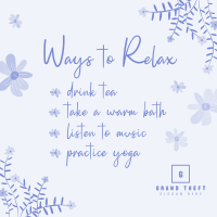 Ways to relax Instagram Post Design