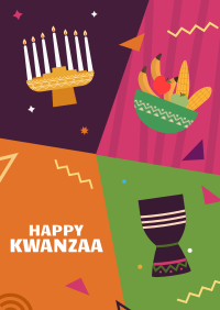 Multicolor Kwanzaa Flyer Image Preview