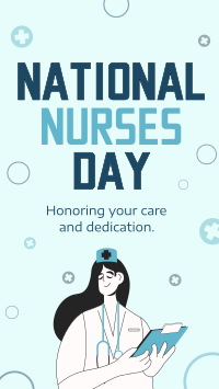 Nurses Day Celebration TikTok Video Design