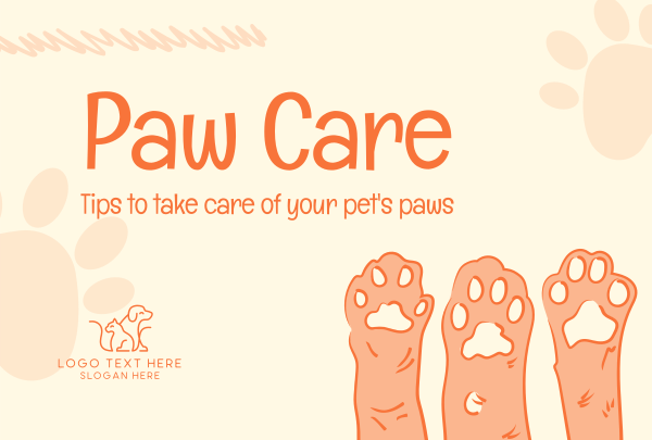 Paw Care Guide Pinterest Cover Design Image Preview