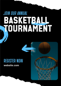 Basketball Tournament Poster Image Preview