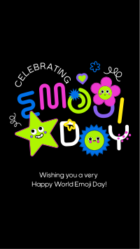 Celebrate Emojis Instagram story Image Preview