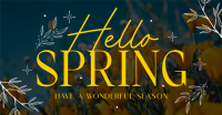 Hello Spring Facebook ad Image Preview