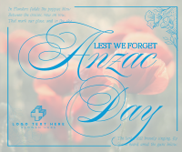 Elegant Anzac Day Facebook post Image Preview