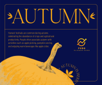Autumn Pumpkin Facebook Post Design