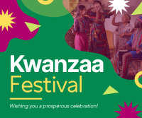 Kwanzaa Day Greeting Facebook Post Design