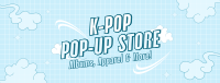 Kpop Pop-Up Store Facebook Cover Design