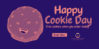 Happy Cookie Twitter Post Design