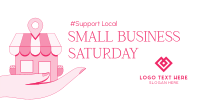 Support Local Minimalist Facebook Event Cover Design