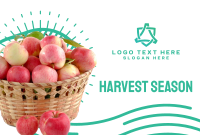 Harvest Apples Pinterest Cover Design