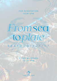 Seafood Cuisine Buffet Flyer Image Preview