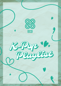 K-Pop Playlist Poster Image Preview
