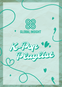 K-Pop Playlist Poster Design