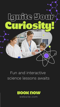 Science Tutor TikTok Video Design