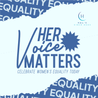 Women's Voice Celebration Instagram Post Image Preview