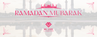 Mosque Silhouette Ramadan Facebook Cover Image Preview