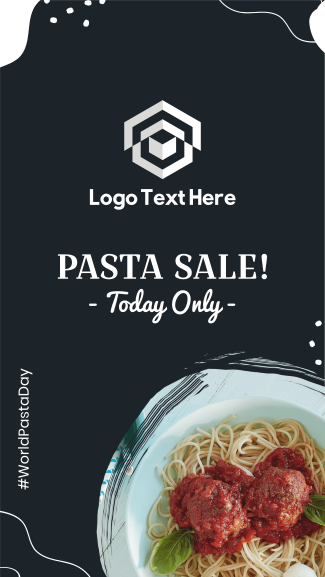 Fun Pasta Sale Facebook story